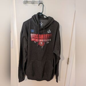 Buccaneers NFL 2020 NFC Champions Gray Hoodie